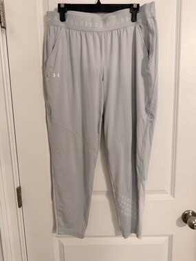 Under Armour Light Gray Performance Joggers